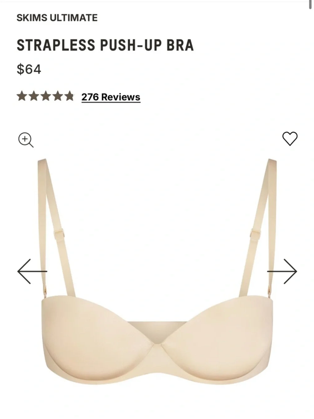 SKIMS Strapless Convertible Strap Bra - Picture 4 of 4